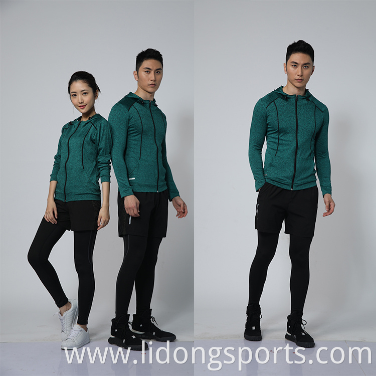 2021 LiDong wholesale men custom plain track suits high quality sports training tracksuit